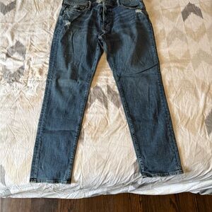 Abercrombie & Fitch Dark Blue Straight Jeans